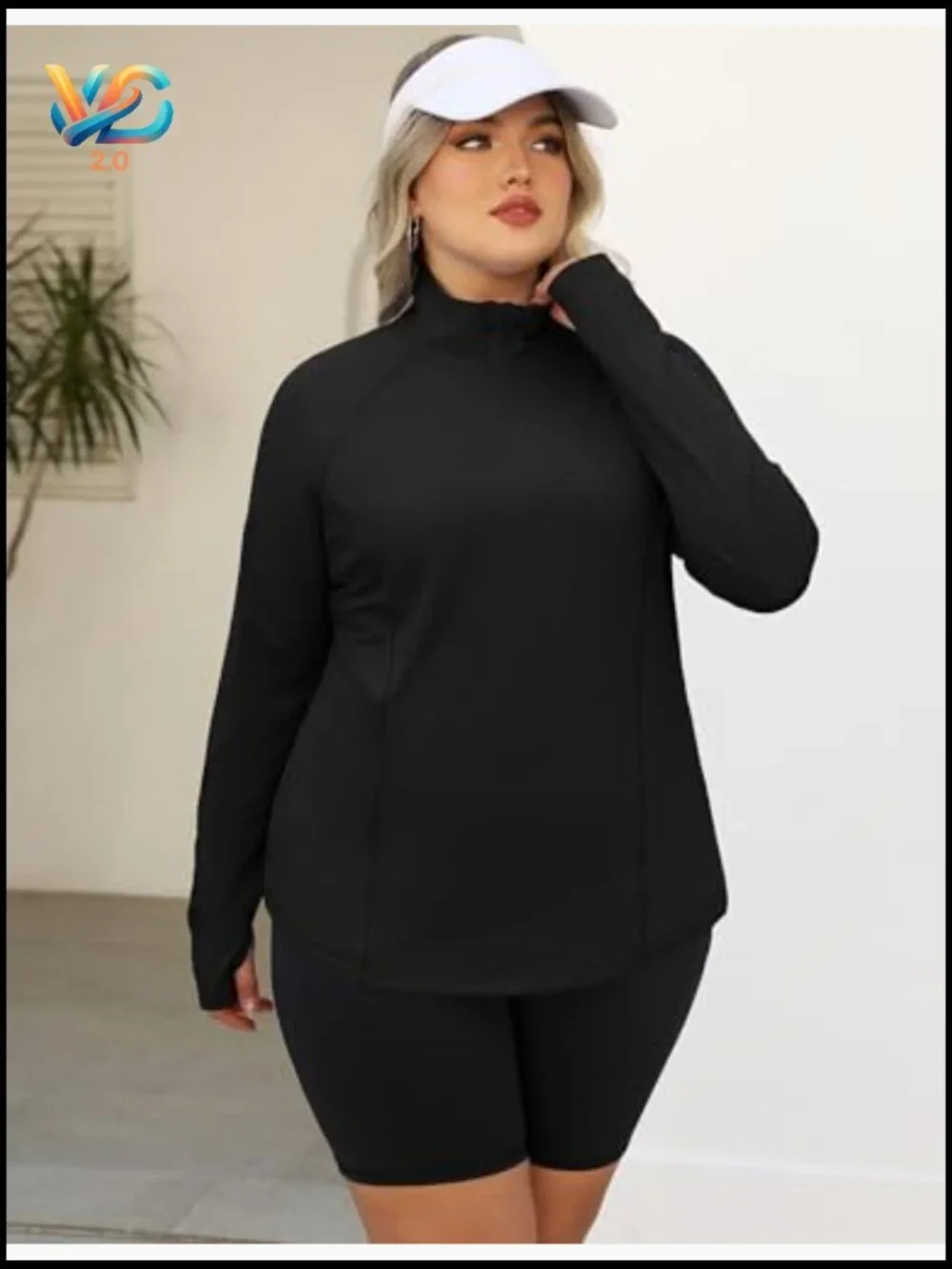 Women's Long Sleeve 1/4 Zip Rash Guard UPF 50+ Quick Dry Sun Protection Shirt